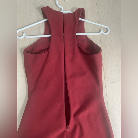 Elizabeth and James Bardot dress- size 0 in crimson - Picture 10 of 12